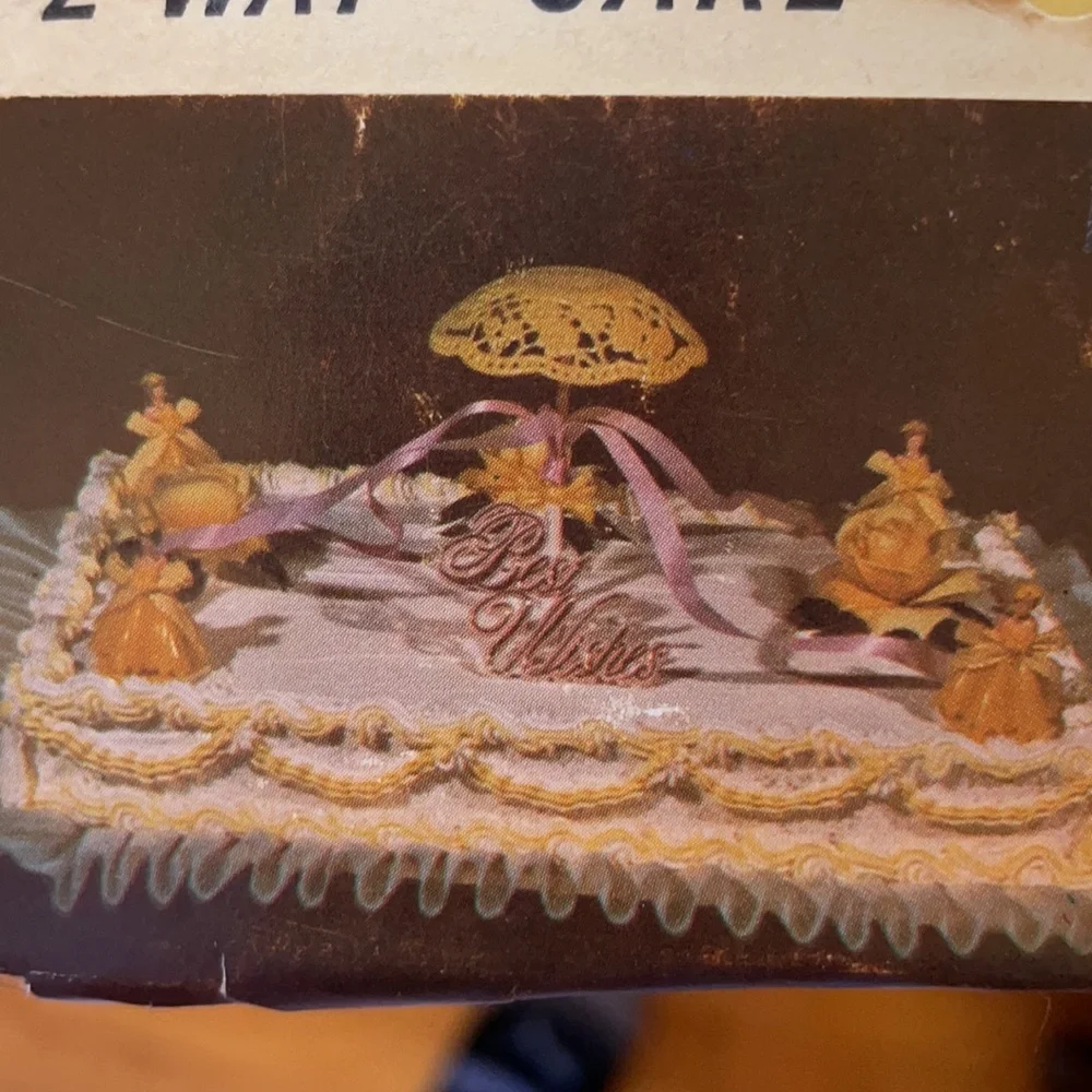 Vintage Particake Decor cake decorations circa ‘60